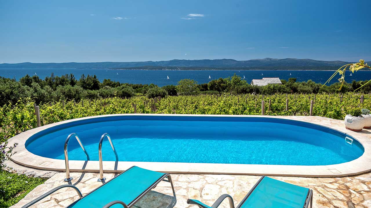 Vineyard Villa with swimming pool